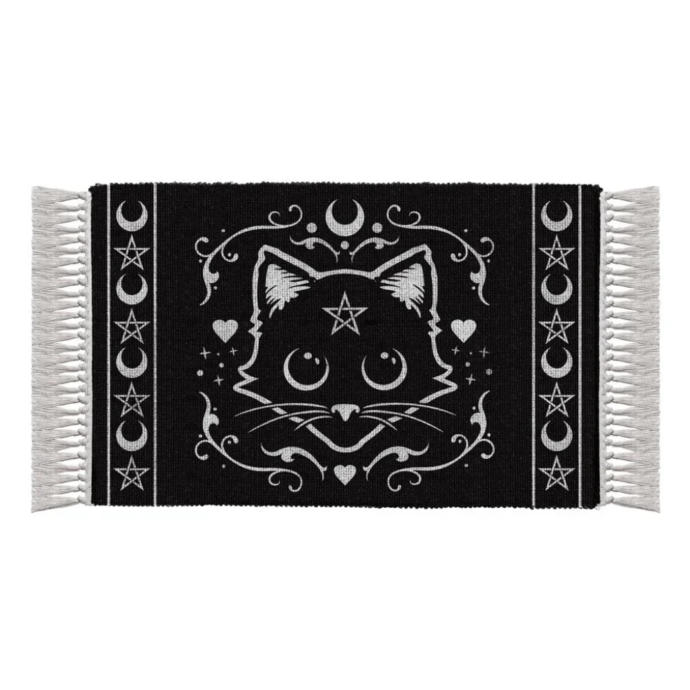 Black Tasselled Hand Woven 38